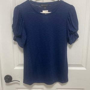 INC International Concepts NWT size S puffed sleeves top knit 65 polyester 35